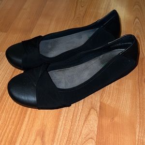Bare Traps Classic Black Women's Comfort Memory Foam Insoles Ballet Flats 8.5